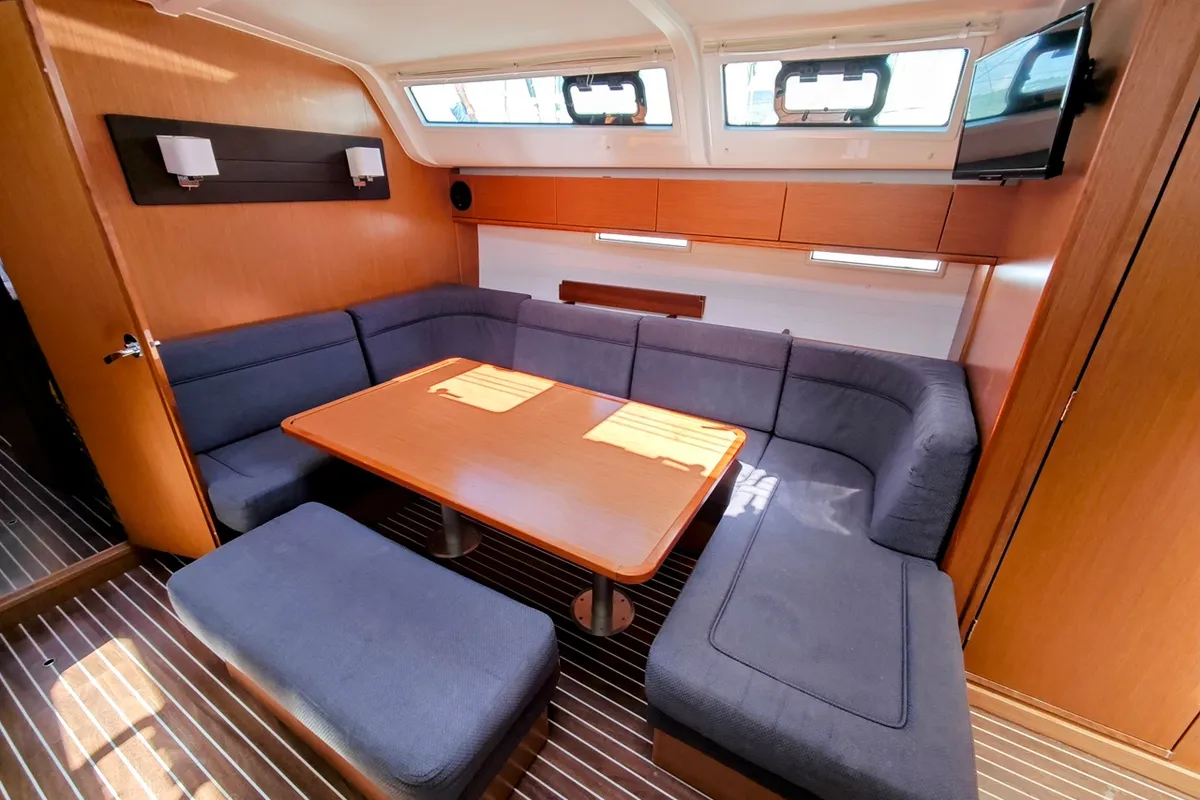 Galley of Jozefina, a Bavaria Cruiser 51 sailboat at Općina Sukošan, Croatia