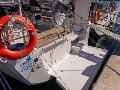 Galley of RUBIN, a Dufour 460 Grand Large sailboat at Port de Pollença, Spain
