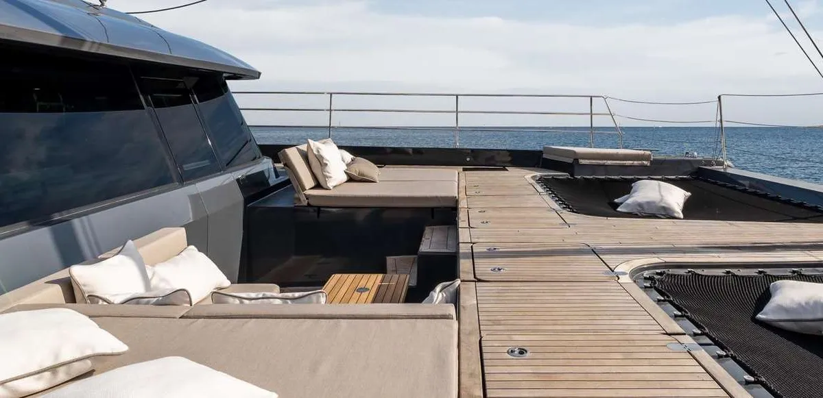 Ksenia, a Sunreef 60 catamaran at Nea Peramos, Greece