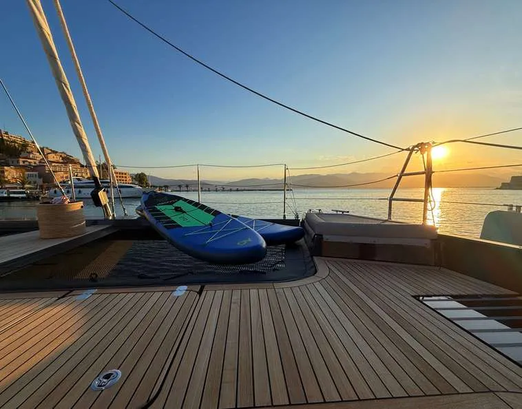 Ksenia, a Sunreef 60 catamaran at Nea Peramos, Greece