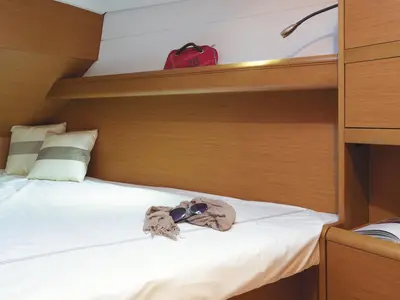 Cabin on Sunsail 38 Classic, a Jeanneau Sun Odyssey 389 sailboat at Dubrovnik, Croatia