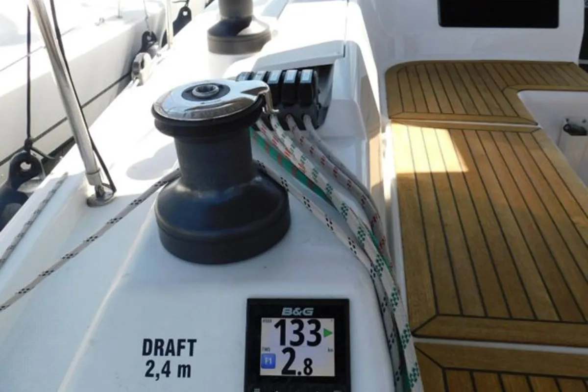 Jenny, a Hanse 455 sailboat at Punat, Croatia