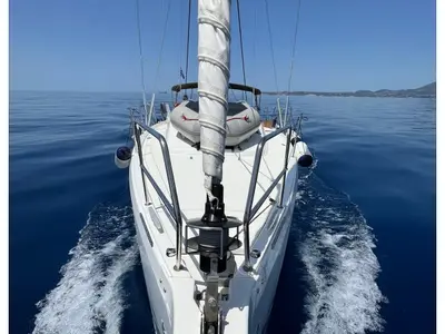 Baghera, a Jeanneau Sun Odyssey 410 sailboat at Municipal Unit of Lefkada, Greece