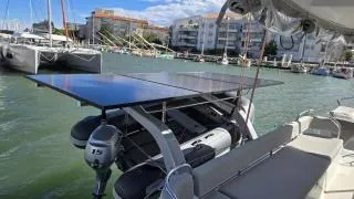 Estel, a Excess 14 catamaran at Ajaccio, France