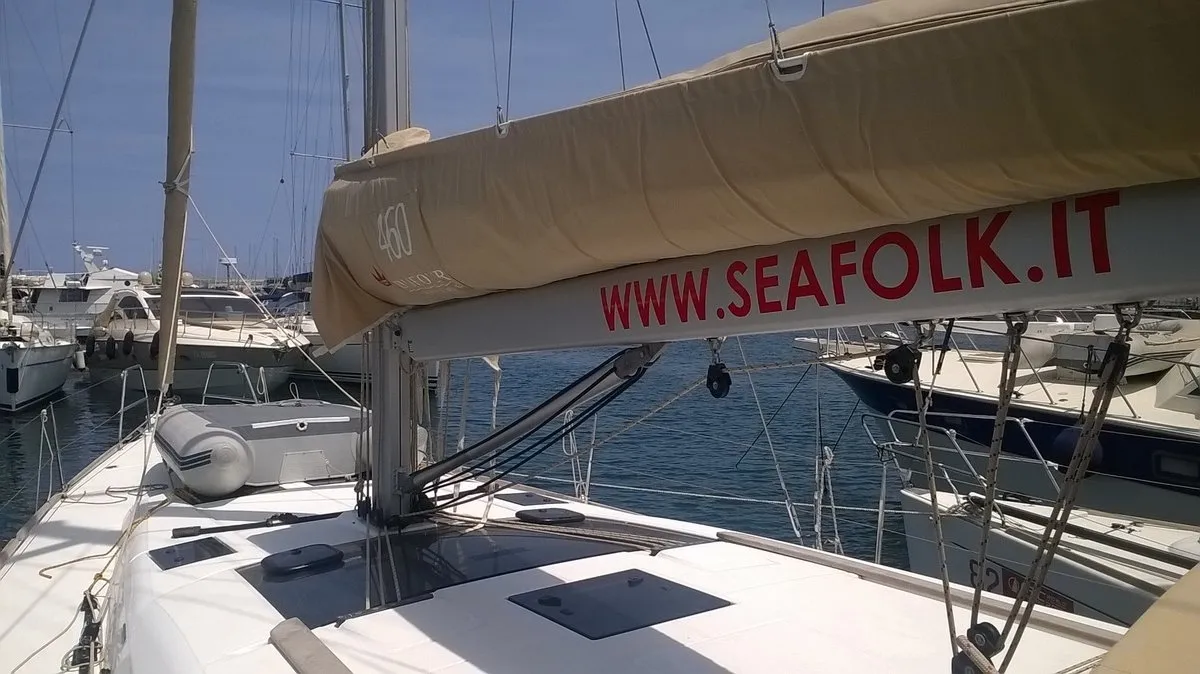 Neptune Planet, a Dufour 460 GL sailboat at Marsala, Italy