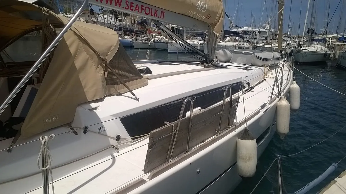 Neptune Planet, a Dufour 460 GL sailboat at Marsala, Italy
