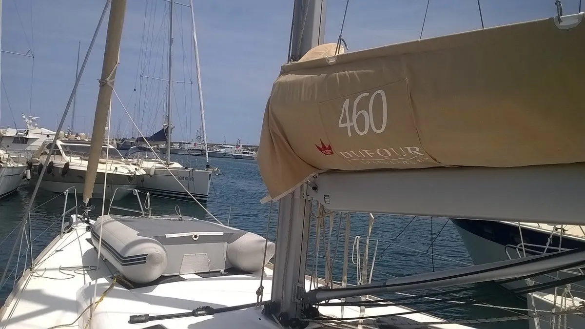 Neptune Planet, a Dufour 460 GL sailboat at Marsala, Italy