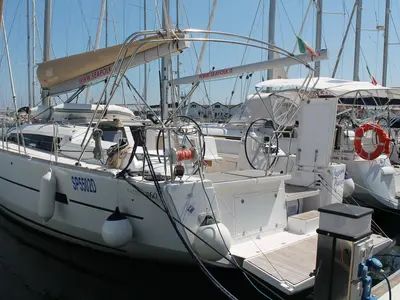 Neptune Planet, a Dufour 460 GL sailboat at Marsala, Italy