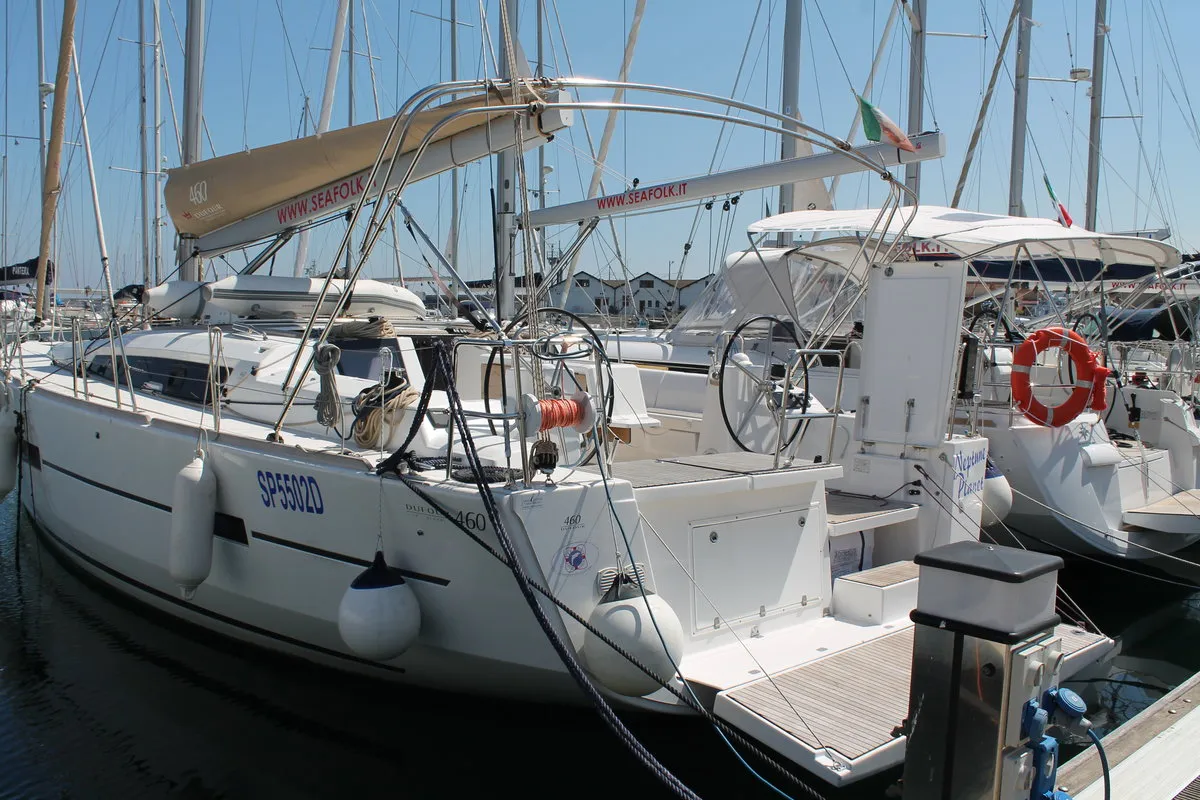 Neptune Planet, a Dufour 460 GL sailboat at Marsala, Italy