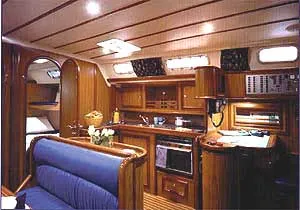 Galley of Joseph, a Ocean Star 51.2 sailboat at Athens, Greece