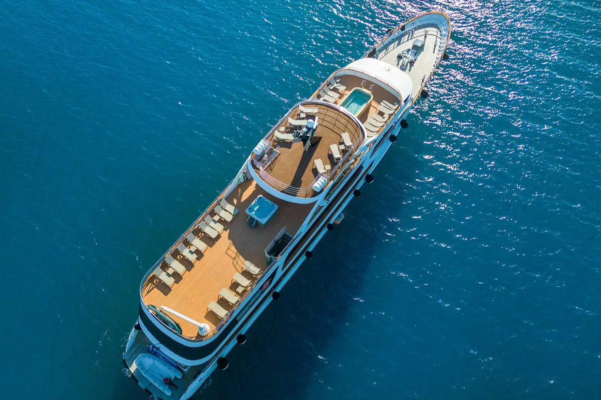 Exterior view of Adriatic King, a Gulet Motoryacht motor yacht at Split, Croatia
