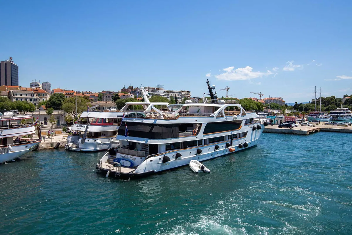 Exterior view of Adriatic King, a Gulet Motoryacht motor yacht at Split, Croatia