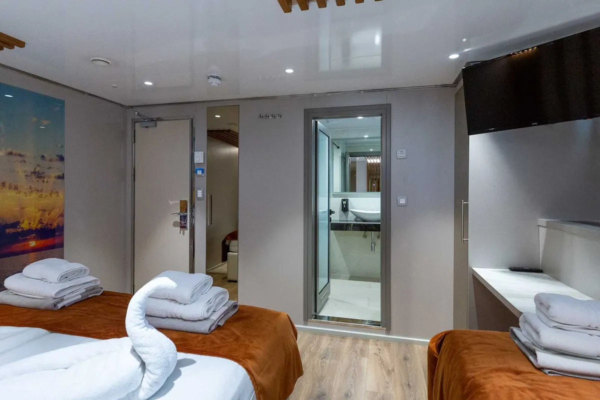 Cabin on Adriatic King, a Gulet Motoryacht motor yacht at Split, Croatia