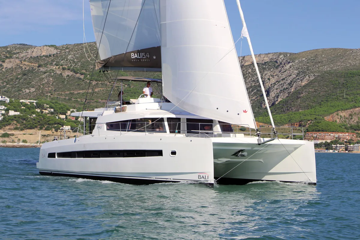 Didymos, a Bali 5.4 catamaran at Palermo, Italy