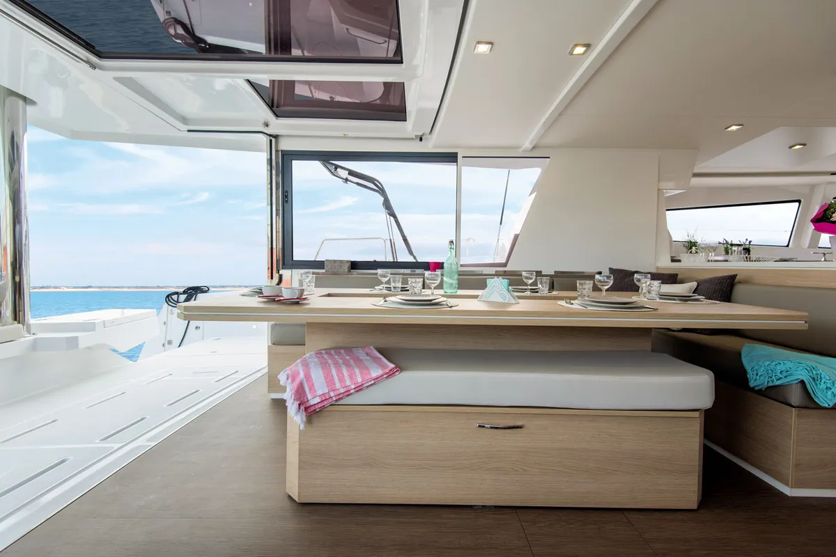 Didymos, a Bali 5.4 catamaran at Palermo, Italy