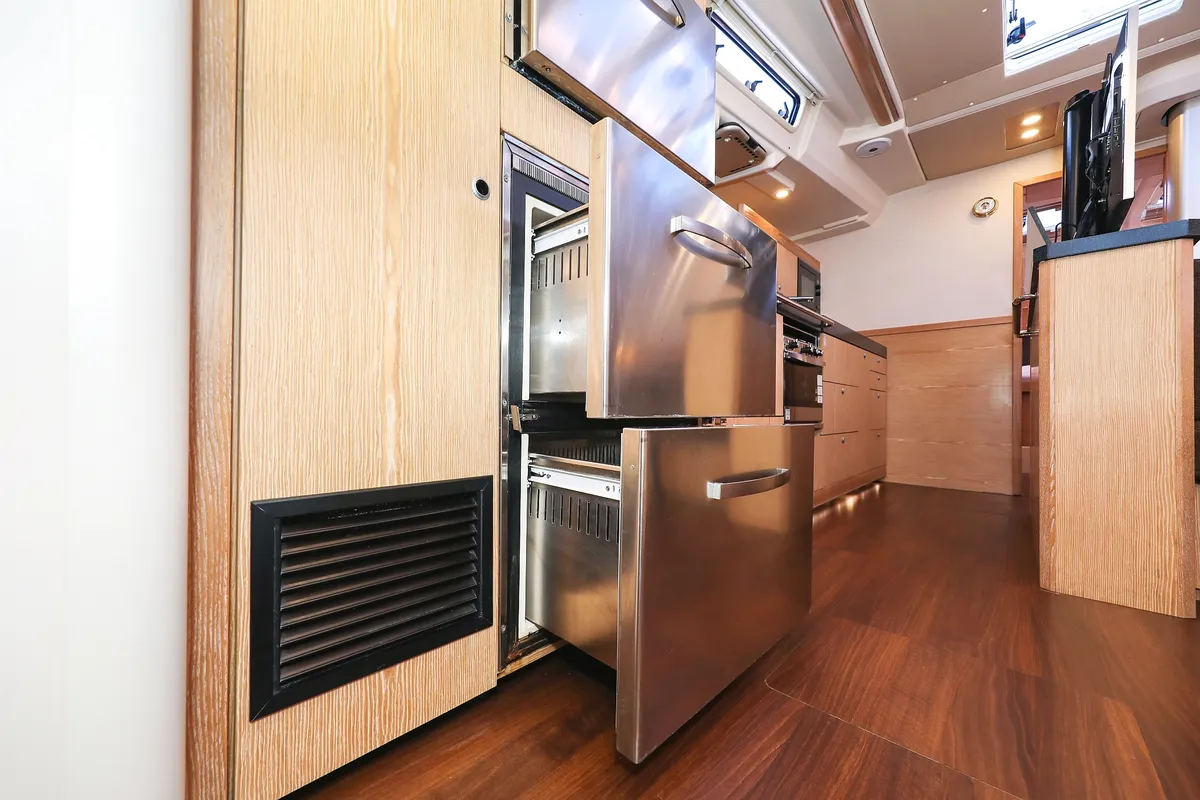 Galley of Vidar, a Hanse 575 - 3 + 1 cab. sailboat at Trogir, Croatia