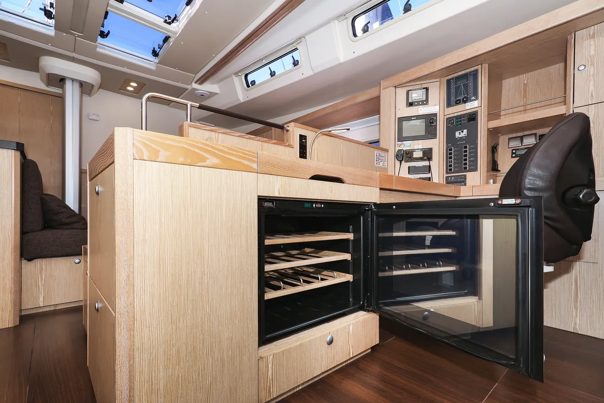 Galley of Vidar, a Hanse 575 - 3 + 1 cab. sailboat at Trogir, Croatia