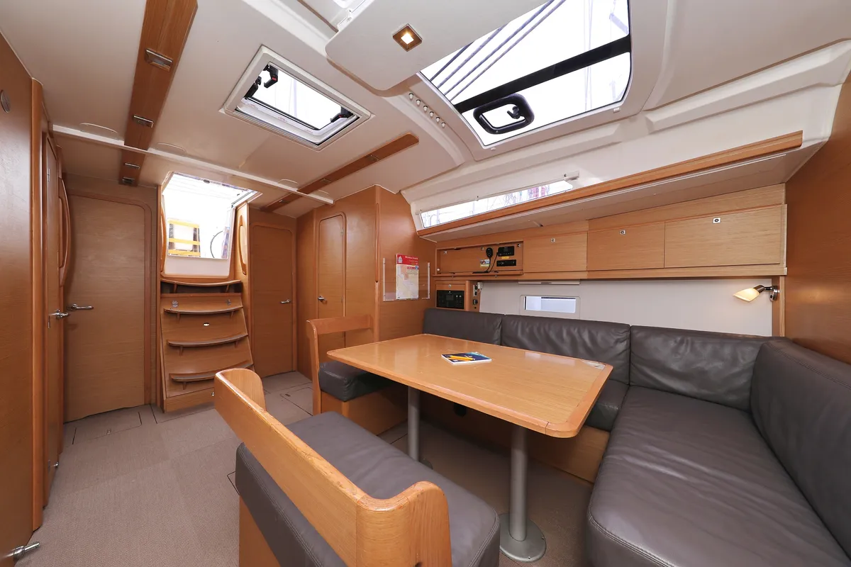 Salon of Good Friends, a Dufour 430 GL sailboat at Grad Trogir, Croatia