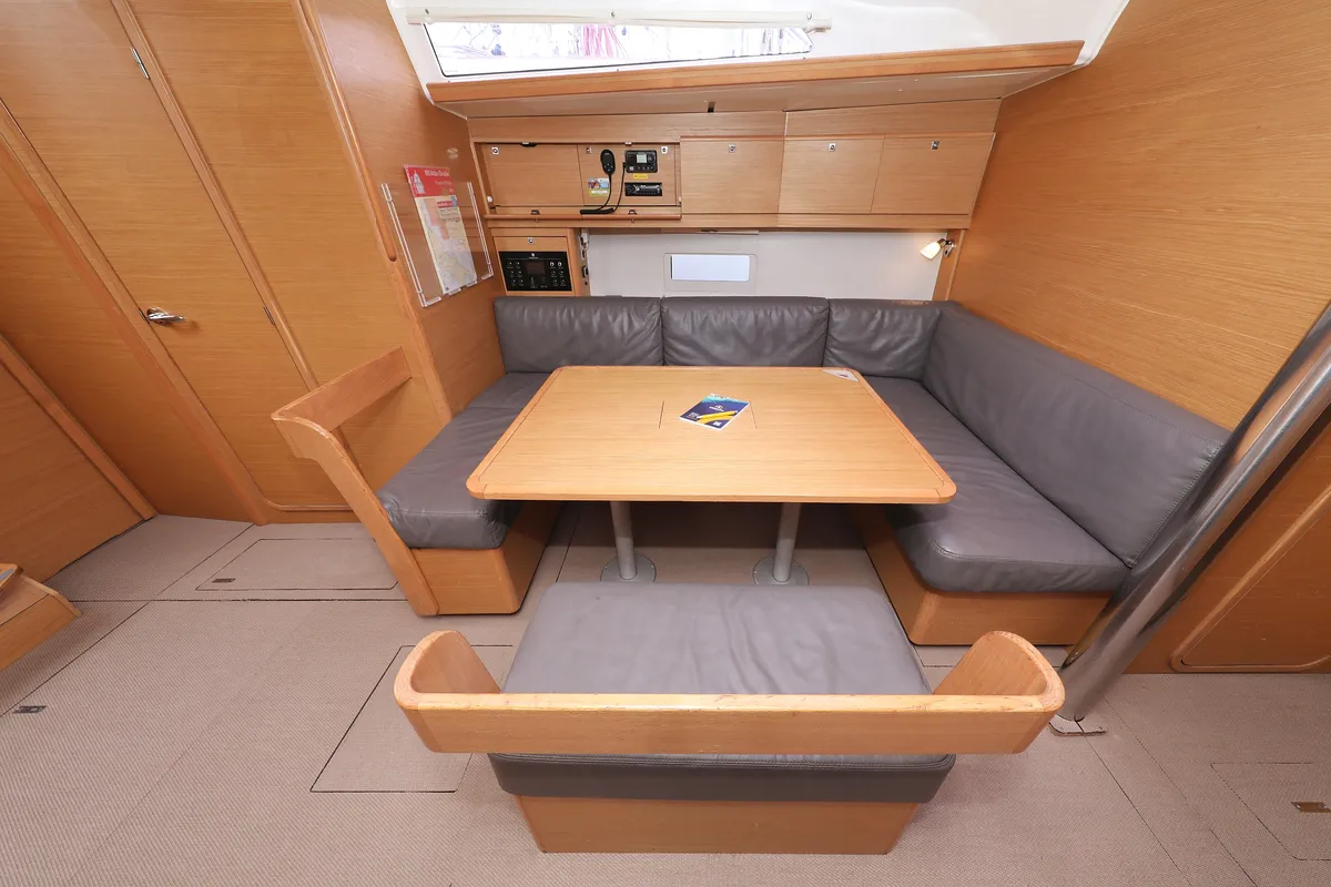 Salon of Good Friends, a Dufour 430 GL sailboat at Grad Trogir, Croatia