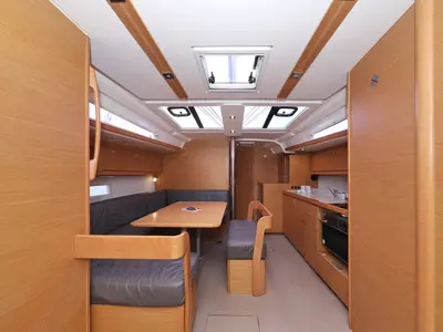 Salon of Good Friends, a Dufour 430 GL sailboat at Grad Trogir, Croatia