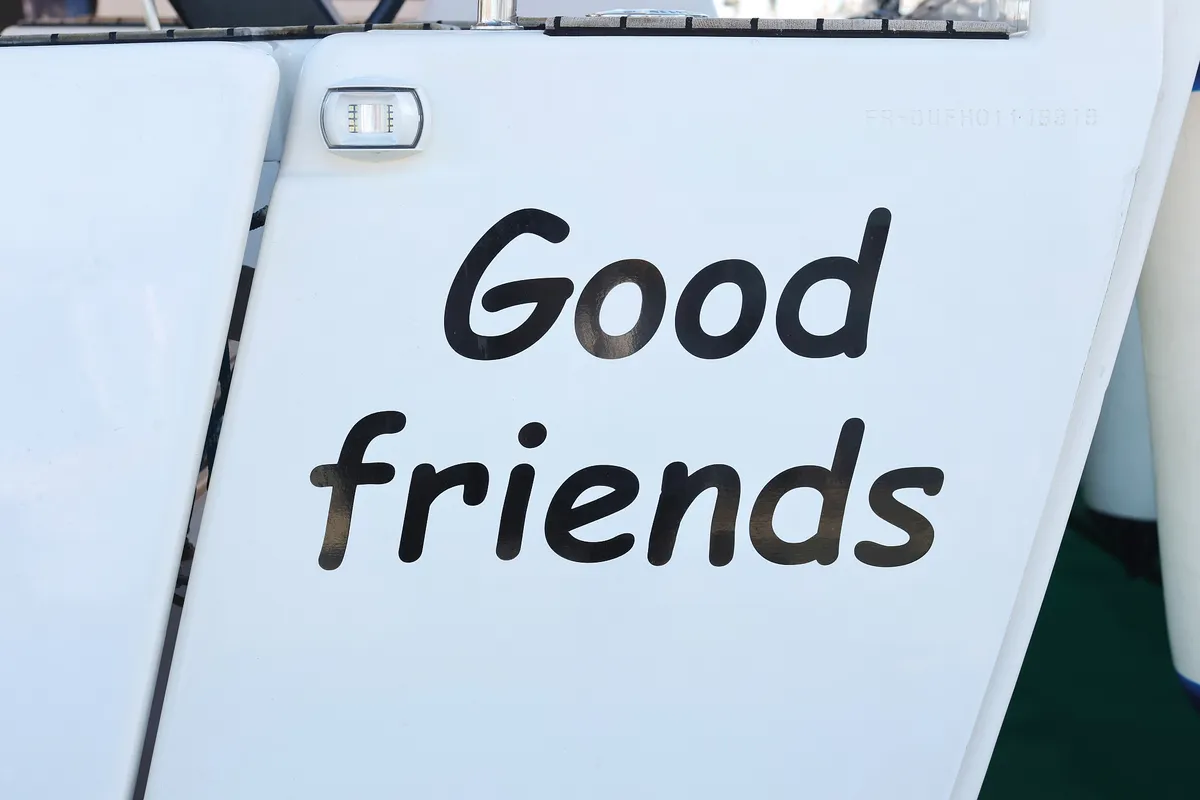 Good Friends, a Dufour 430 GL sailboat at Grad Trogir, Croatia