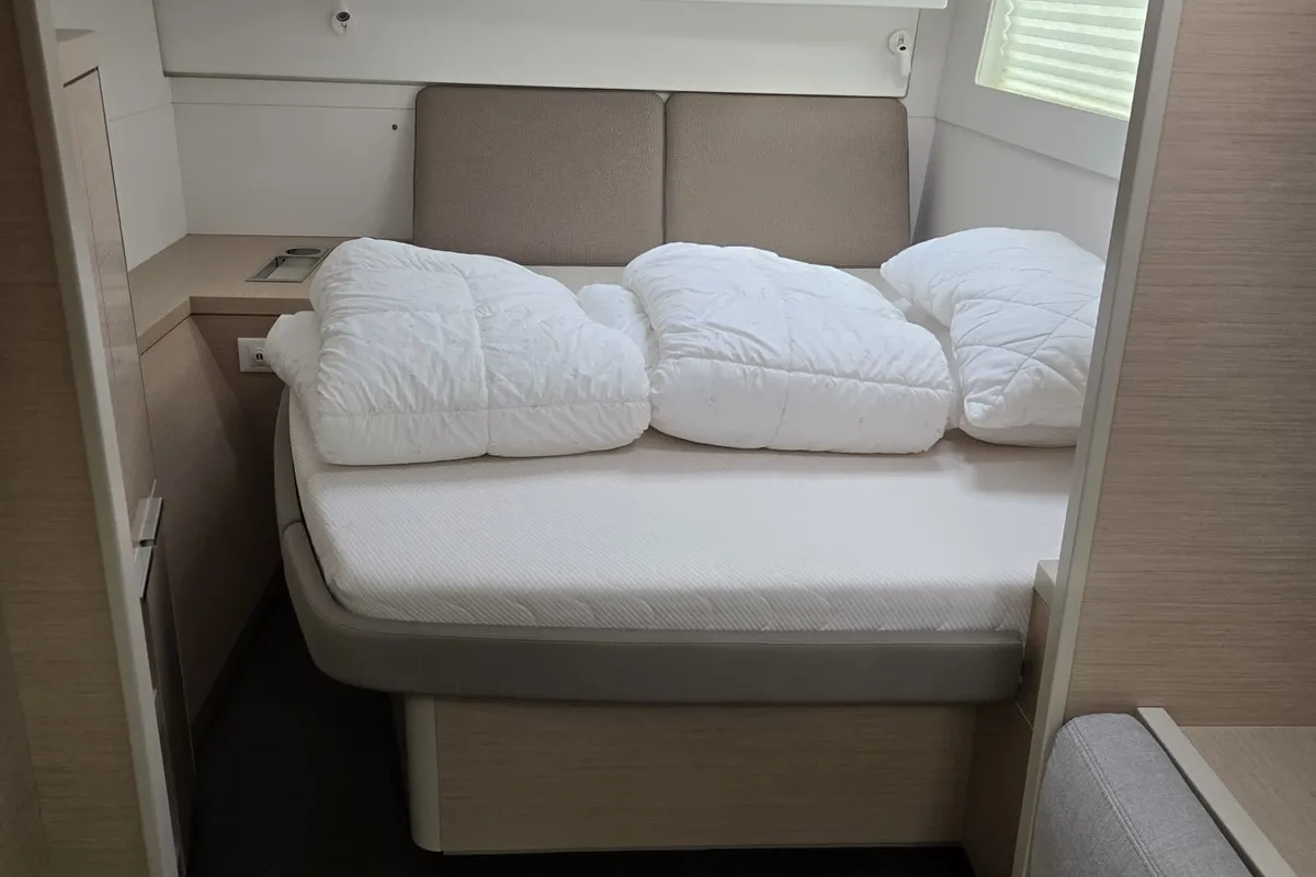 Cabin on Lubina, a Lagoon 40 catamaran at Općina Marina, Croatia