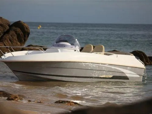 Beba, a Beneteau 550 Flyer motorboat at Zadar, Croatia