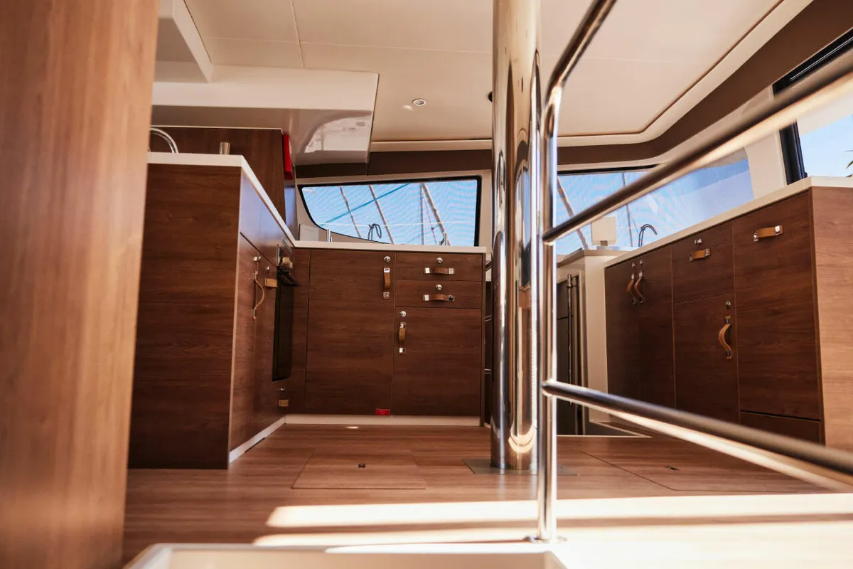 Ediba Scorpio, a Bali 4.6 catamaran at Marmaris, Turkey