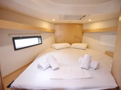 Cabin on Oktana (Pax 8), a Bavaria C42 sailboat at Municipal Unit of Lefkada, Greece