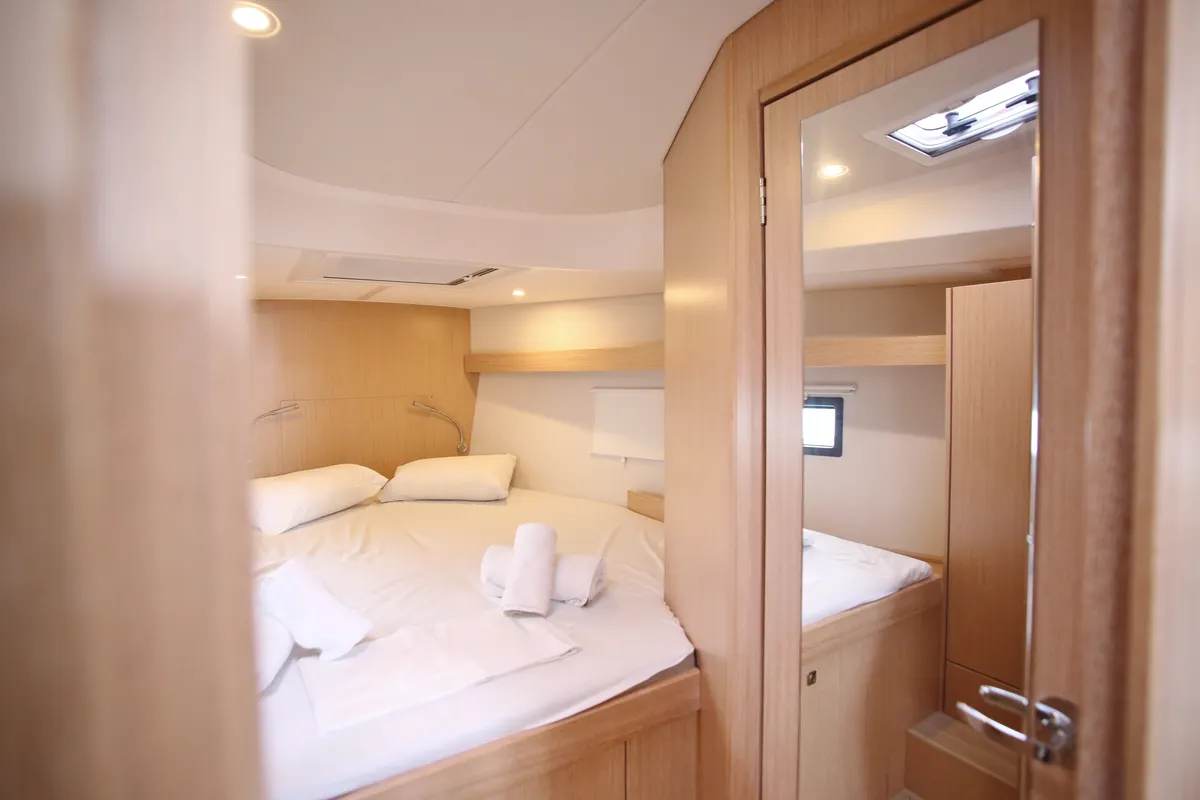 Cabin on Oktana (Pax 8), a Bavaria C42 sailboat at Municipal Unit of Lefkada, Greece