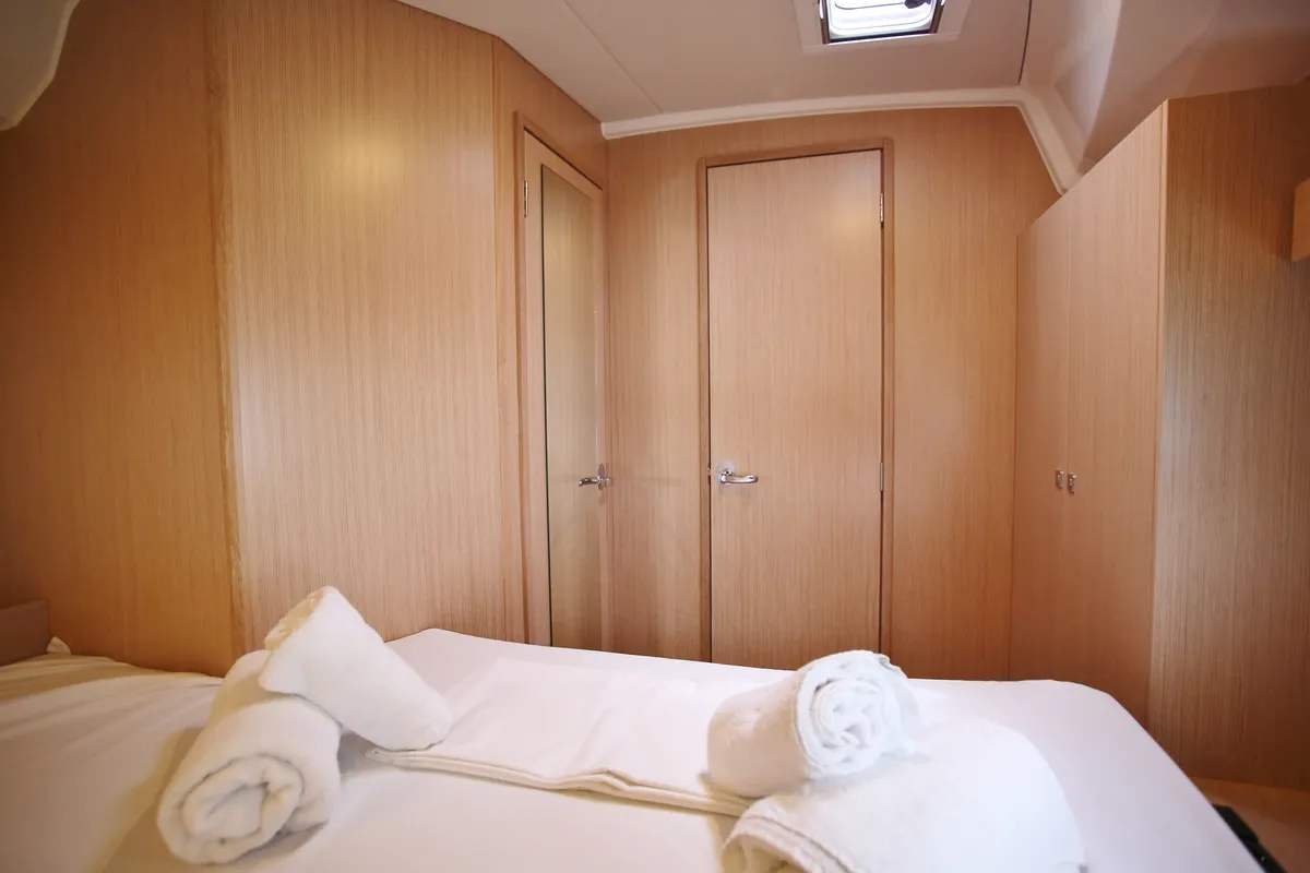 Cabin on Oktana (Pax 8), a Bavaria C42 sailboat at Municipal Unit of Lefkada, Greece