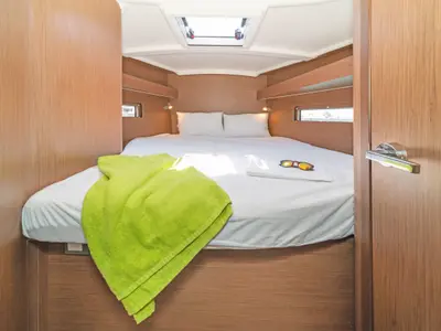 Cabin on Ariadne, a Beneteau Oceanis 40.1 sailboat at Municipal Unit of Lefkada, Greece