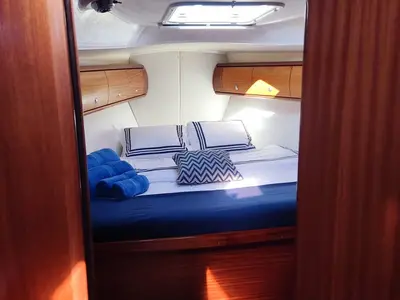 Cabin on Ra, a Bavaria 38 sailboat at Općina Marina, Croatia