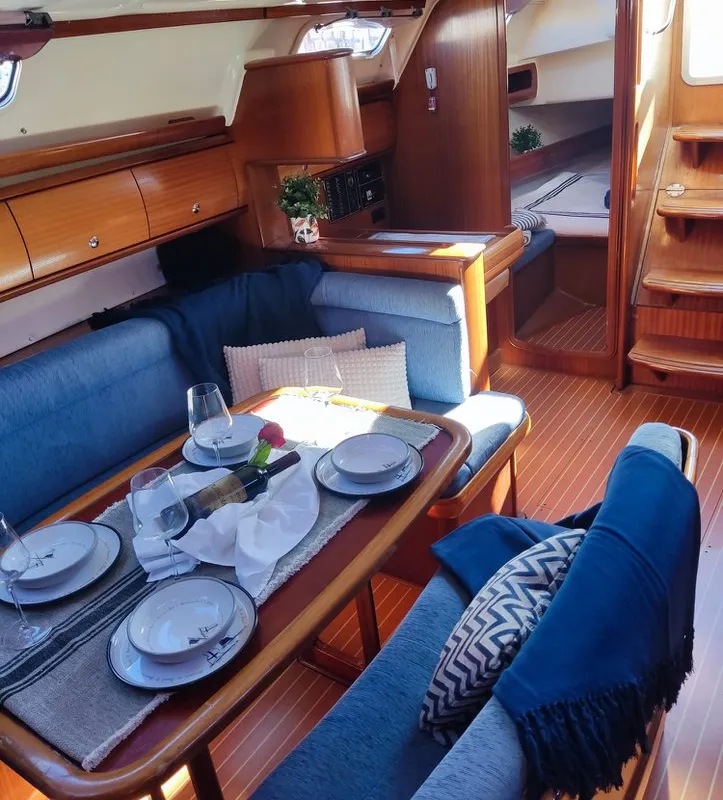 Salon of Ra, a Bavaria 38 sailboat at Općina Marina, Croatia