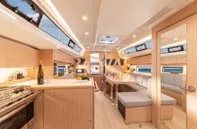 Galley of Galini, a Bavaria C38 sailboat at Municipal Unit of Rhodes, Greece