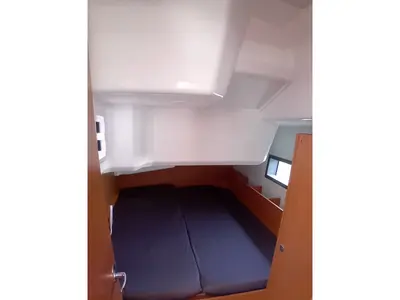 Cabin on Galini, a Bavaria C38 sailboat at Municipal Unit of Rhodes, Greece