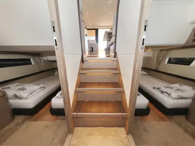Cabin on Vegas, a Greenline 48 Fly motor yacht at Grad Biograd na Moru, Croatia