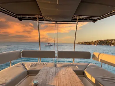 Origine, a Nautitech 46 Fly catamaran at Athens, Greece