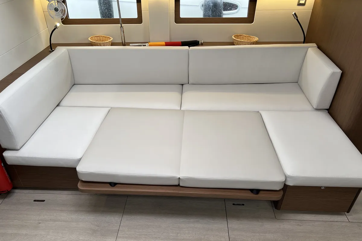 Salon of Obelix, a Beneteau Oceanis 51.1 sailboat at Grad Pula, Croatia