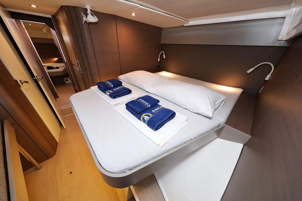 Cabin on Hi Friends, a Bali Catspace catamaran at Grad Trogir, Croatia