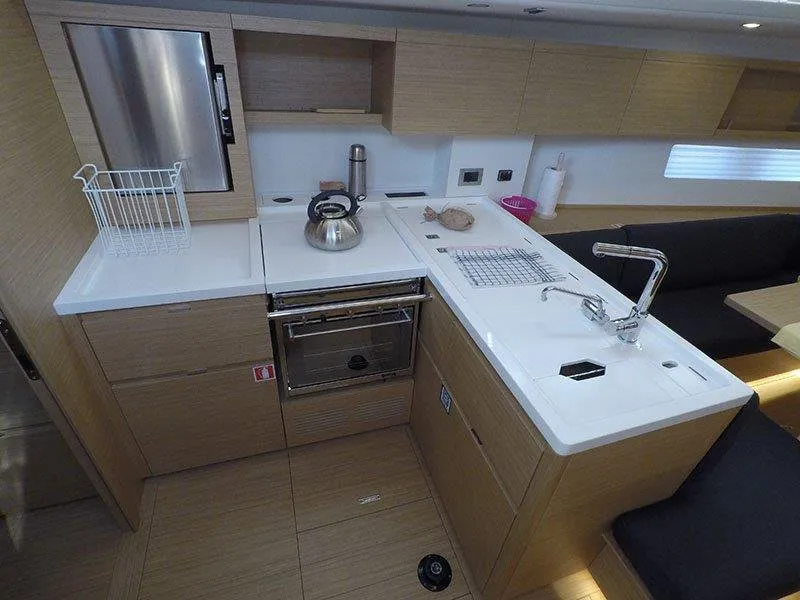Galley of Aloha, a Grand Soleil 44 Performance sailboat at Grad Šibenik, Croatia