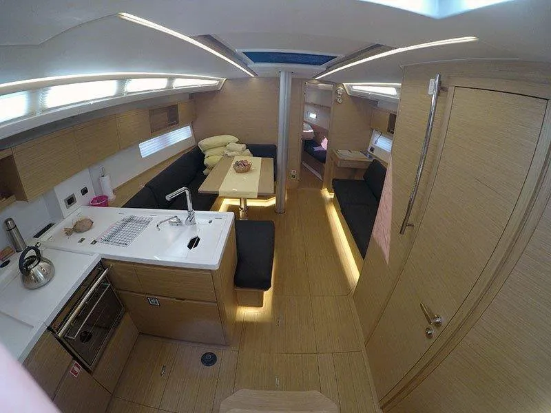 Galley of Aloha, a Grand Soleil 44 Performance sailboat at Grad Šibenik, Croatia