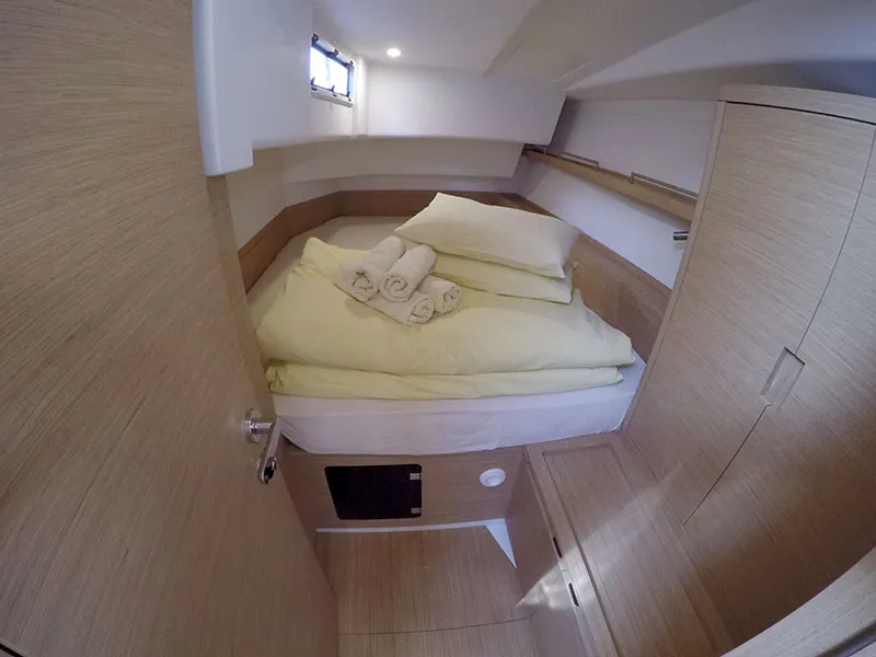 Cabin on Aloha, a Grand Soleil 44 Performance sailboat at Grad Šibenik, Croatia
