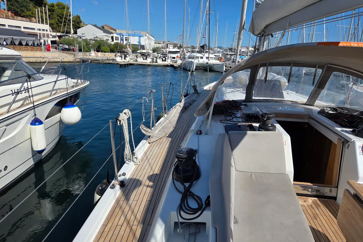 Aloha, a Grand Soleil 44 Performance sailboat at Grad Šibenik, Croatia