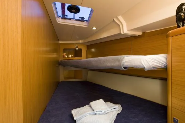 Cabin on Colibrì, a Jeanneau Sun Odyssey 44 i sailboat at Municipal Unit of Lefkada, Greece