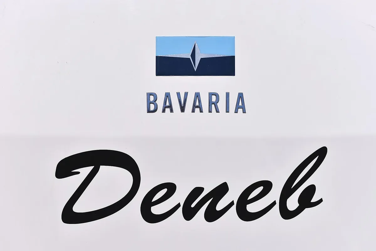 Deneb, a Bavaria Cruiser 34 sailboat at Jezera, Croatia