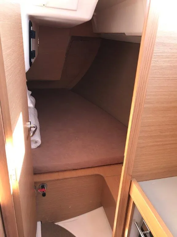 Cabin on Luna, a Dufour 350 GL sailboat at Punat, Croatia