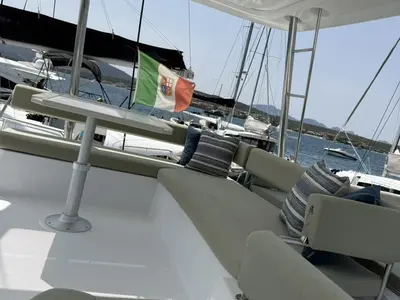 Atlantic, a Bali 4.6 catamaran at Olbia, Italy
