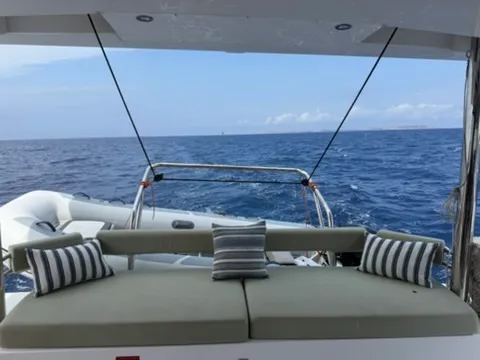 Atlantic, a Bali 4.6 catamaran at Olbia, Italy