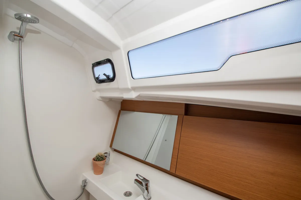 Head on Knot, a Jeanneau Sun Odyssey 490 sailboat at Zakynthos Municipal Unit, Greece